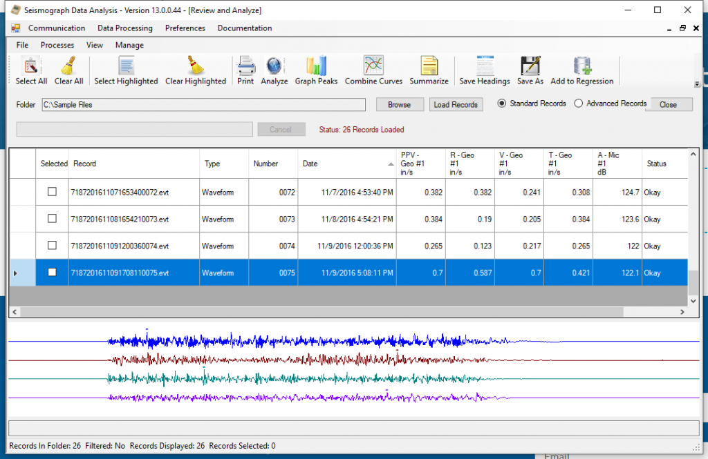 Seismograph Data Analysis™