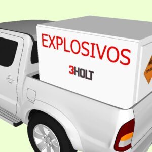 Almacén portátil de explosivos para camioneta